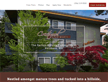 Tablet Screenshot of crestwoodapartments.net